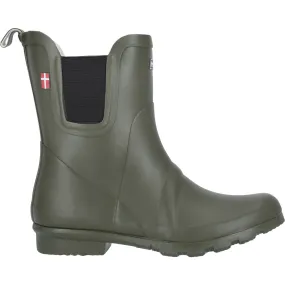 Suburbs W Rubber Boot - Olive Night